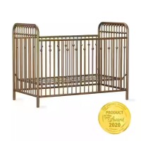 Little Seeds Monarch Hill Ivy Metal Baby Crib, Gold, New in Box $499