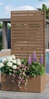 Arlmont & Co Outdoor Metal Planter Box Raised Garden Bed with Trellis New in Box $499