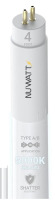 NUWATT 4FT T5 LED Tube Lights Type A+B, Hybrid T5 LED Bulb 5000K Daylight, High Brightness 3200LM 24W, Plug & Play or Ballast Bypass, Dual Ended Power, Dimmable T5 Fluorescent Replacement New