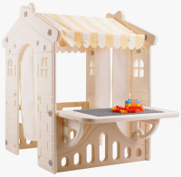 Topteng Indoor / Outdoor Plastic Playhouse With Light Strip Building Blocks New In Box $299