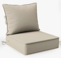 Ebern Designs 24"W X 24"D Outdoor Deep Seating Cushions 6.5&rdquo; Indoor/Outdoor Seat And Back Cushion New In Box $99