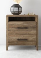 Wade Logan&reg; Pruitt 22.7" 2 Drawer Nightstand New In Box $199