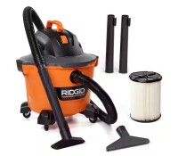 RIDGID 9 Gal. 4.25 Peak HP NXT Shop Vacuum Wet Dry Vac with General Debris Filter, Locking Hose and Attachments HD09001 On Working $199