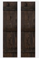 Dogberry Collections 14'' Board & Batten Shutters (Set of 2), 42" H, New In Box $299