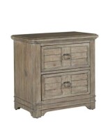 American Woodcrafters Meadowbrook 2-Drawer Nightstand - Sand 2600-420 New in Box $499