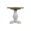 Martin Svensson Home Napa 25 in. H White Stain and Reclaimed Natural Round End Table New in Box $399