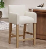 Nobile House Upholstered 26 inch Counter Stool Beige $599