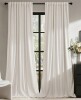 Mercer41 100% Blackout Double layered Velvet Thick Curtains: luxury Rod Pocket Back Tab Thermal Window Drapes for Bedroom Living room (Set of 2), 52"x 96" New $199