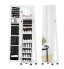 Bifanuo D6 LEDs Jewelry Armoire Standing with Full-Length Mirror $299