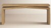 Four Hands Henn Solid Wood Console Table in Worn Oak New in Box $1599