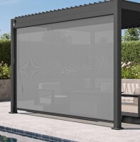 Mirador 13' White pull down screen New in Box $999