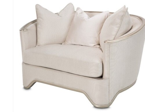 AICO London Place Chair & A Half in Light Champagne N9004838-CHPGN-124 New in Box $1699