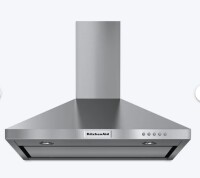 KitchenAid 30 inch Convertible 400-CFM Recirculating Stainless steel Wall-Mounted Range Hood New in Box $1699