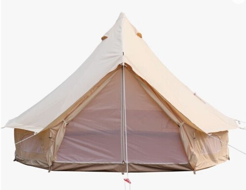 Vevor VEVOR 12-Person Waterproof Canvas Bell Tent 19 ft. in Dia. 100% Cotton Canvas Yurt Tent House with Stove Hole New in Box $799