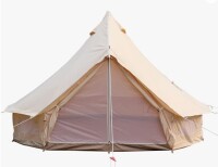 Vevor VEVOR 12-Person Waterproof Canvas Bell Tent 19 ft. in Dia. 100% Cotton Canvas Yurt Tent House with Stove Hole New in Box $799