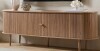 George Oliver Baheerah TV Stand with Tambour Doors New in Box $499