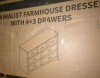 Ebern Designs Horizontal Dressser With 7 Ample & Rustic Elegance Drawers New in Box $399 - 2