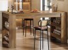 Ophelia & Co 63" Farmhouse Dining Table, Counter Height Bar Table With Storage New in Box $$99