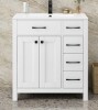Eclife 30" Freestanding Single Bathroom Vanity Base Cabinet In White New in Box $599