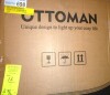Ebern Designs Leiani 19.5" W Round Upholstered Storage Ottoman New In Box $399 - 2