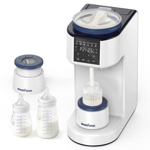 MOMFANN Automatic Baby Formula Maker &ndash; Fast Formula Dispenser for Instantly Mixing Warm Bottles with Precise Powder & Water Ratio, 3 Temp Settings, One-Touch Clean, Fits Most Bottles & Formula Brands $299