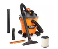 RIDGID 12 Gal. 5.0 Peak HP NXT Shop Vacuum Wet Dry Vac with General Debris Filter, Locking Hose and Attachments HD1200 On Working $199