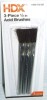 HDX 1/2 in. x 5 in. Horse Hair Bristle Acid Flux Brush (3-Pack) New - 2