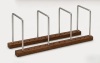 Ebern Designs 35 Lp Solid Walnut Wood Record Holder For Albums New In Box $299
