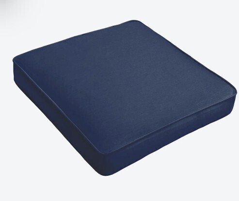 Wade Logan 19" x 19" Parvati Outdoor Seat Cushion in Navy Blue New In Box $99
