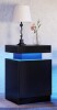Oneinmil Nightstand with LED Lights, Night Stand with Storage Cabinet for Bedroom, Bedside Table with LED, Black New In Box $299