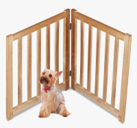 Tucker Murphy Pet Solid Wood Freestanding Foldable Pet Gate for Dogs, 2 Panels for Doorways, Stairs and small spaces, 40" W New In Box $99