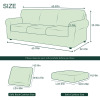 Wade Logan&reg; Non?Slip Multiple Pieces Stretch Couch Covers, Soft Jacquard Washable Sofa Slipcovers, Universal Fit Furniture Protector for Daily Use with Pets & Kids, 41'' H x 93'' W x 42'' D (Sofa) (Teal) / Ebern Designs Wildee 2 Seat Waterproof Recliner C - 2