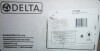 Delta Nicoli 14 Series H2Okinetic Bathtub and Shower Faucet Set, Matte Black Shower Head and Handle Set, Valve Trim Kit, Matte Black 144749-BL (Valve Included) New In Box $399 - 2