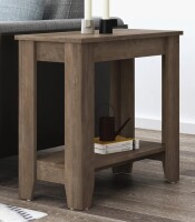 Lark Manor Weddel Basilico End Table with Storage New In Box $299