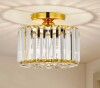 Mercer41 Lilyanka Crystal Semi Flush Mount / Ebern Designs Adalat Led Dimple Flush Mounted Sconce New In Box Assorted $299
