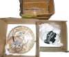 Mercer41 Lilyanka Crystal Semi Flush Mount / Ebern Designs Adalat Led Dimple Flush Mounted Sconce New In Box Assorted $299 - 3