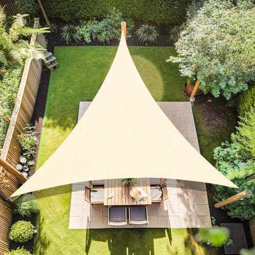 Artpuch Customize Triangle Sun Shade Sail, 10' H x 11' W x 15' D New $299