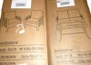 Toject Denali Gray 4-Piece 4-Seat Wicker Modern Outdoor Patio Conversation Sofa Seating Set with Denim Blue Cushions New in Box $899 - 2