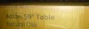 George Oliver Solid Wood Dining Table for 6 People, 59" Long Rustic Rectangular Kitchen Table with Large Tabletop New in Box $499 - 2
