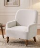 Alcott Hill 28.7" Upholstered Armchair With Tight Back And Solid Wood Legs New in Box $599