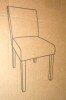 Lark Manor Alesana 18.5" W Linen Blend Upholstered Solid Wood Dining Chair in Green New in Box $499 - 2