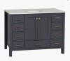 Wade Logan Claudett 48'' Single Bathroom Vanity with Top in Gray New in Box $1299