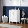 Ove Decor 24" Navata Vanity Cabinet in White New in Box $1099
