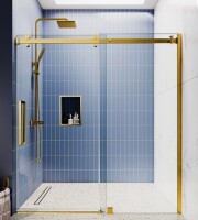 Glassic 44" - 48" W x 75&rdquo; H Frameless Single Sliding Glass Shower Doors | 3/8&rdquo; Thickened Clear Tempered Glass | Leak-Proof | Durable Stainless-Steel Hardware | Adjustment Uneven Walls GA-SI4875SB1 New in Box $1599