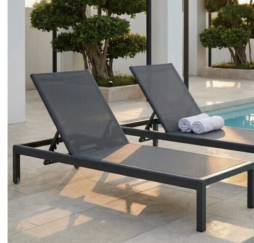 Wade Logan Caggiano 77.56'' Long Reclining Chaise Lounge New in Box $499