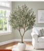 August Grove 8FT Artificial Olive Tree - Tall Artificial Olive Tree As A Realistic Artificial Olive New in Box $499
