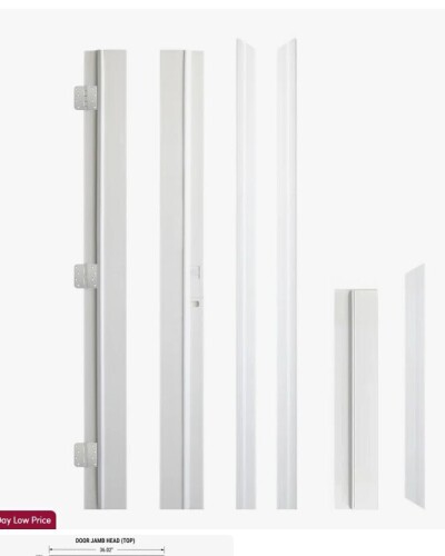 Visco Link Right Hand 36&rdquo; x 80&rdquo; White Vinyl Entry Door Frame &ndash; Left-Hand Inswing, 4-9/16&rdquo; Door Jamb New in Box $499
