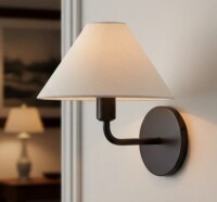 Toplamp Modern Beatrix Curved Metal Wall Sconce $399