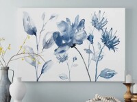 Three Posts&trade; "Translucent Blues II" Camvas, 24" x 36" New in Box $299