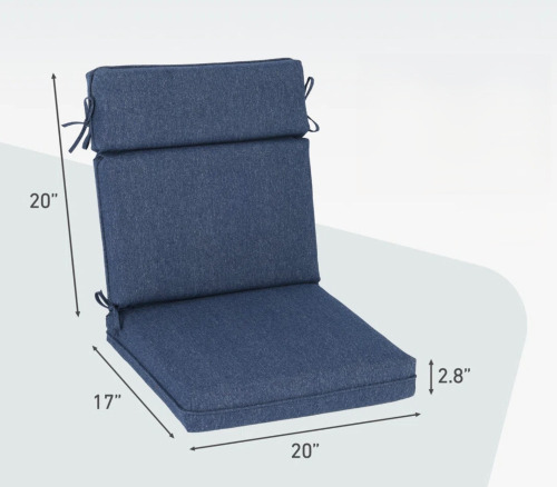 Latitude Run&reg; Outdoor High Back Dining Chair Cushion New In Box $199